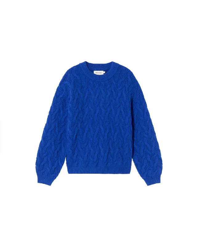 Blue Carmen Sweater