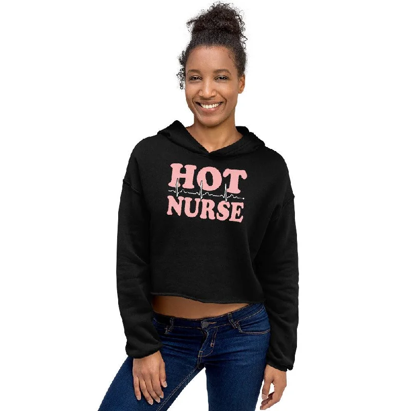 Hot Nurse Crop Hoodie