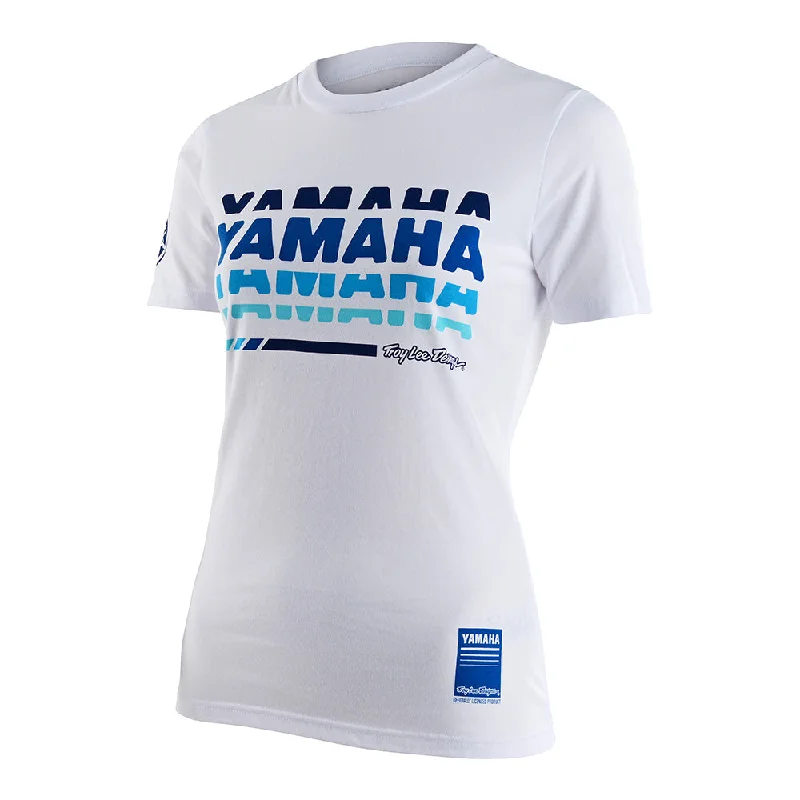 Womens Short Sleeve TLD Yamaha XT22 White