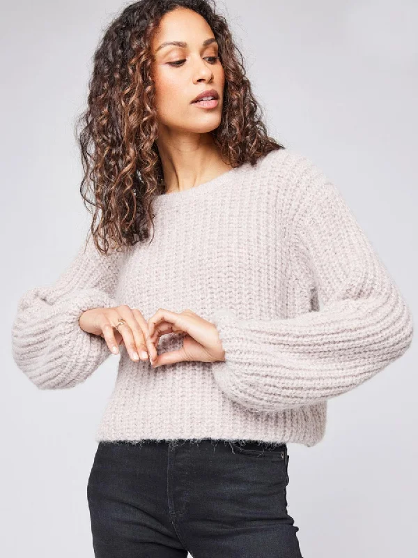 GENTLE FAWN NADIA SWEATER - HEATHER PEARL