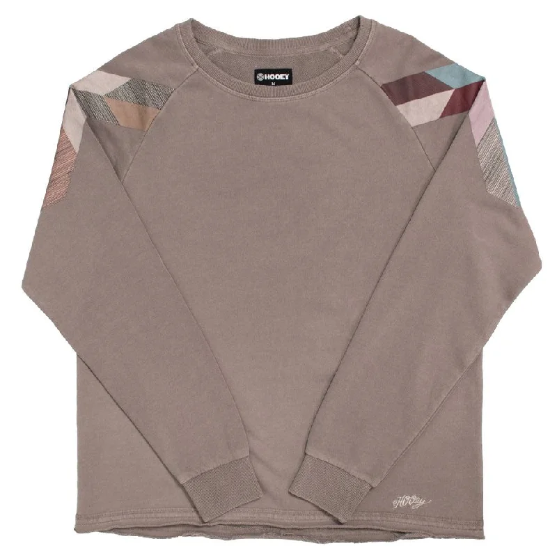 "Homey Pullover" Brown w/Multi Color Pattern