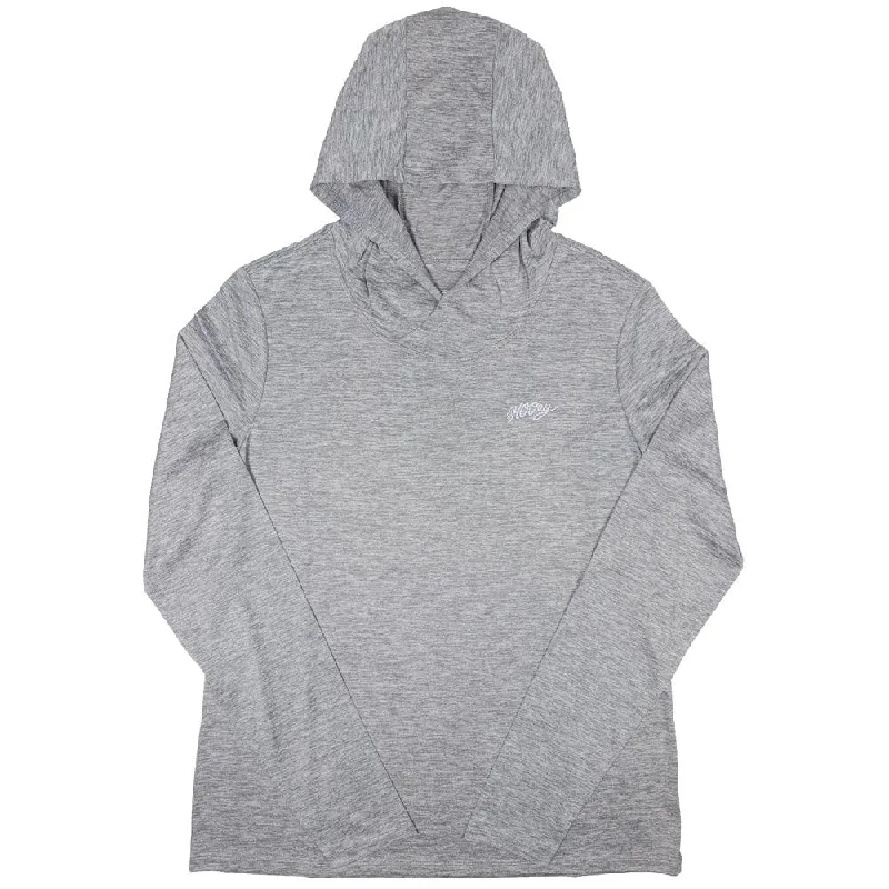 "Easy Breezy" Heather Grey Hoody