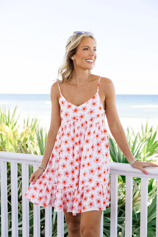 Keep Blooming In Kennedy Daisy Dress Tori X Pink Lily