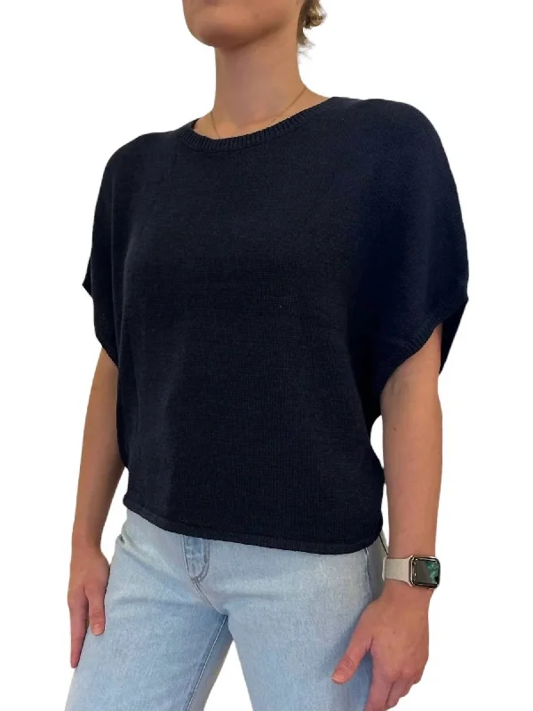 Lightweight Sweater In Navy