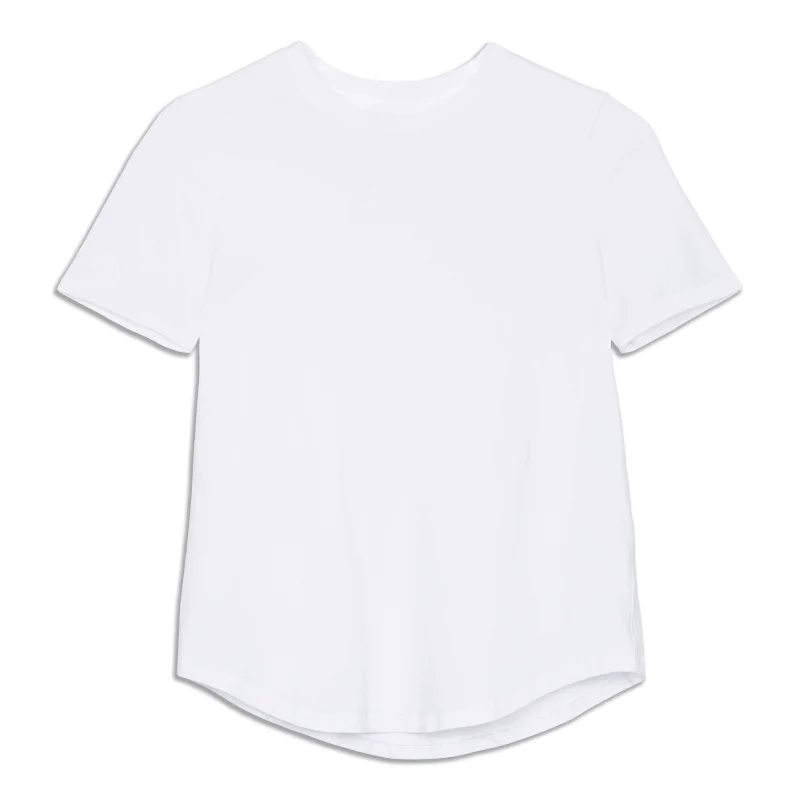 Love Curved-Hem Crewneck T-Shirt - Resale