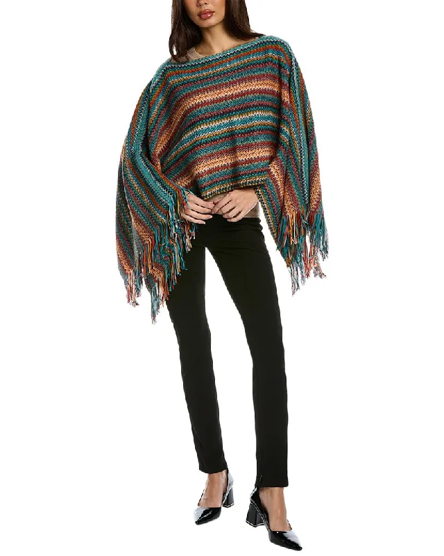 Missoni Wool-Blend Poncho