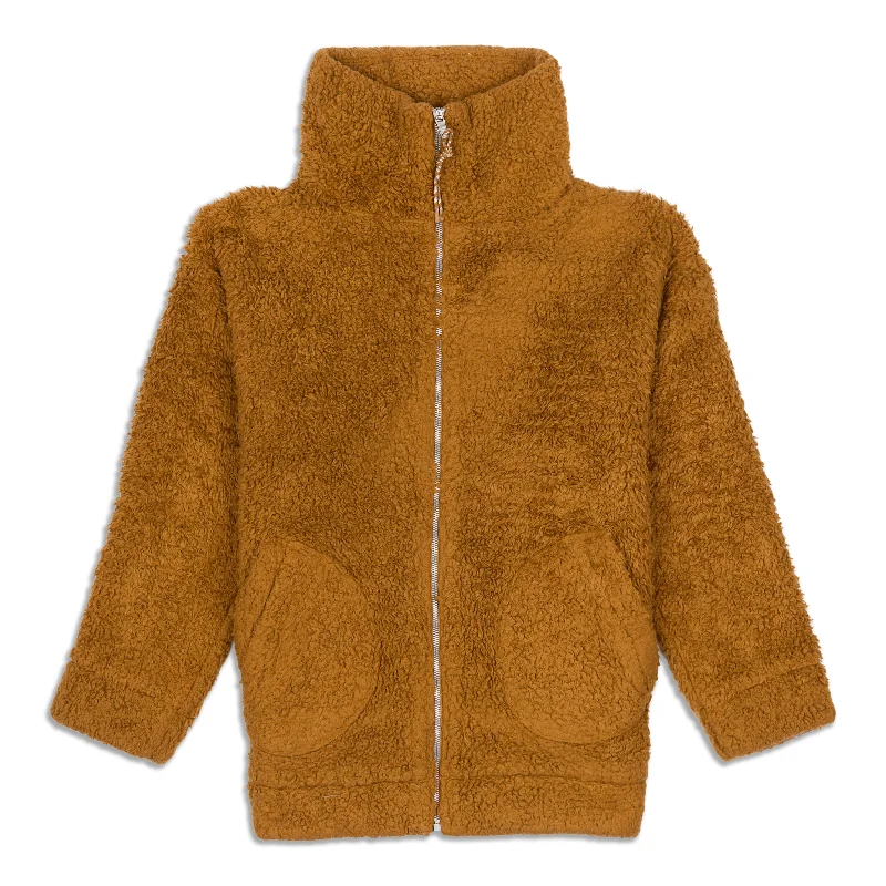 Bold Street Look Ethnic Style Oh So Sherpa Jacket - Resale