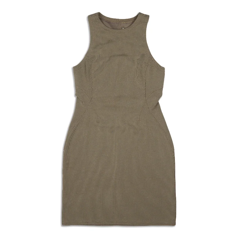 Ribbed Softstreme Slim-Fit Tank Dress - Resale