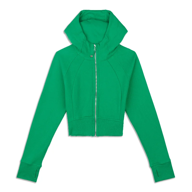 Scuba Full-Zip Cropped Hoodie - Resale