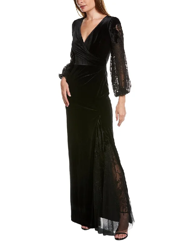 Teri Jon by Rickie Freeman Velvet Gown