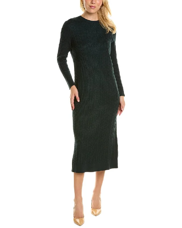 YAL New York Cable Knit Sweaterdress