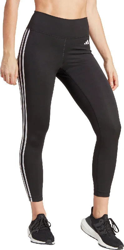 adidas Train Essentials 3 Stripes Womens 7/8 Training Tights - Black