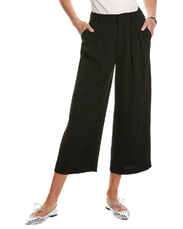 Streetwear Comfort Casual Basic Style alice + olivia Pompey High-Rise Gaucho Pleat Pant Streetwear Comfort Casual Basic Style alice + olivia Pompey High-Rise Gaucho Pleat Pant