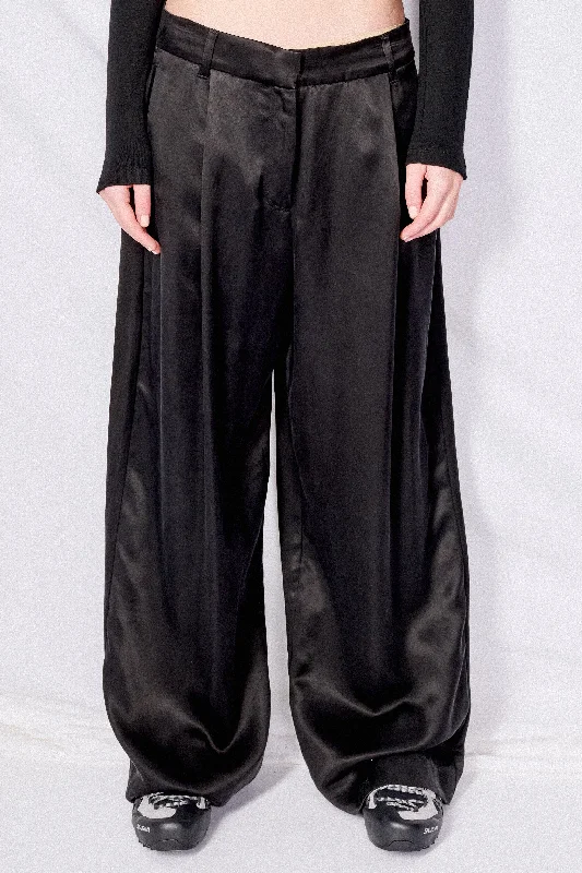 Black Cupro Homme Pant