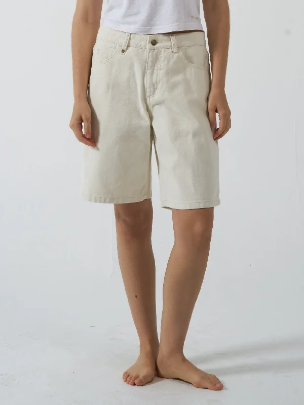 Soft Minimalism Romantic Lace Skirt Jordan Short - Heritage White