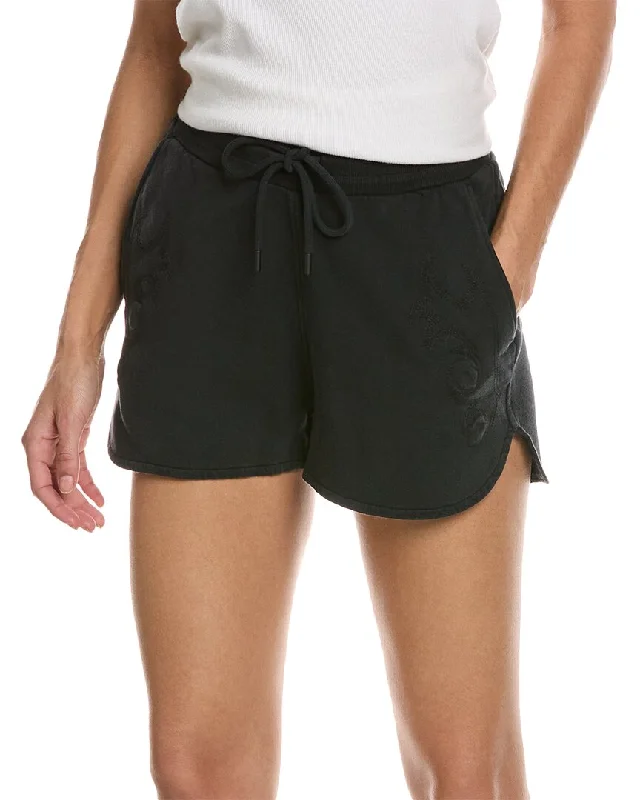 The Kooples Embroidered Drawstring Short