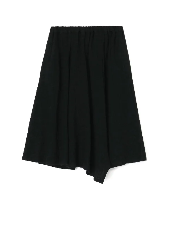 WOOL ASYMMETRIC SKIRT