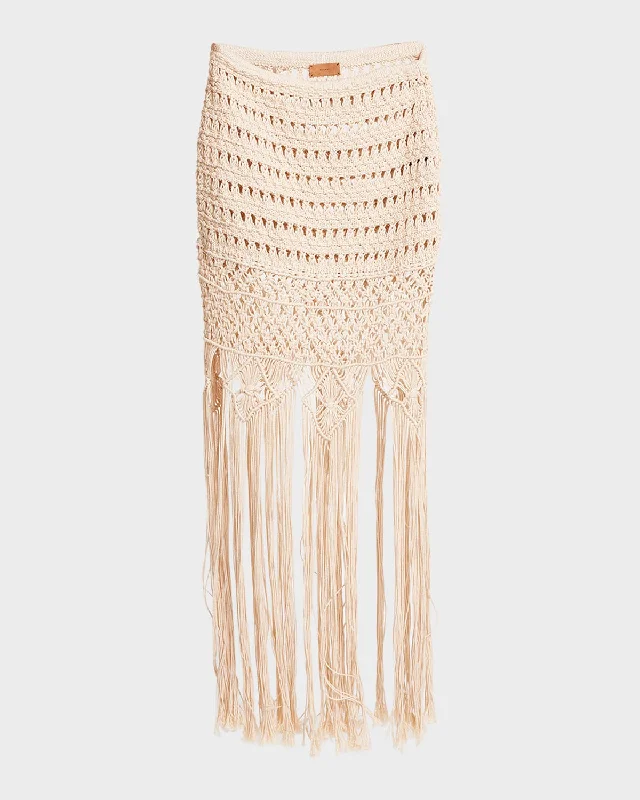 A Love Letter To India Fringe Skirt