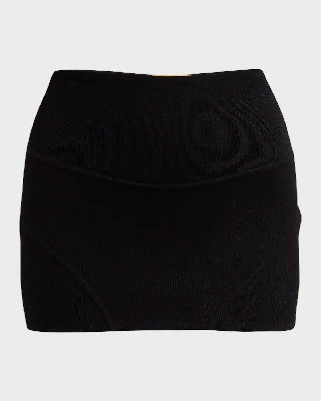 Ayanna Paneled Cutout Mini Skirt