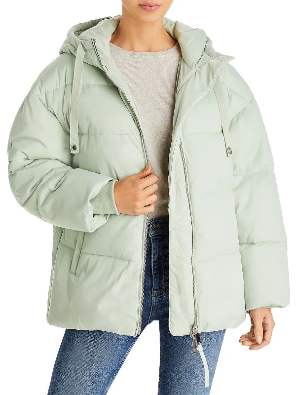 Womens Lightweight Hooded Puffer Jacket