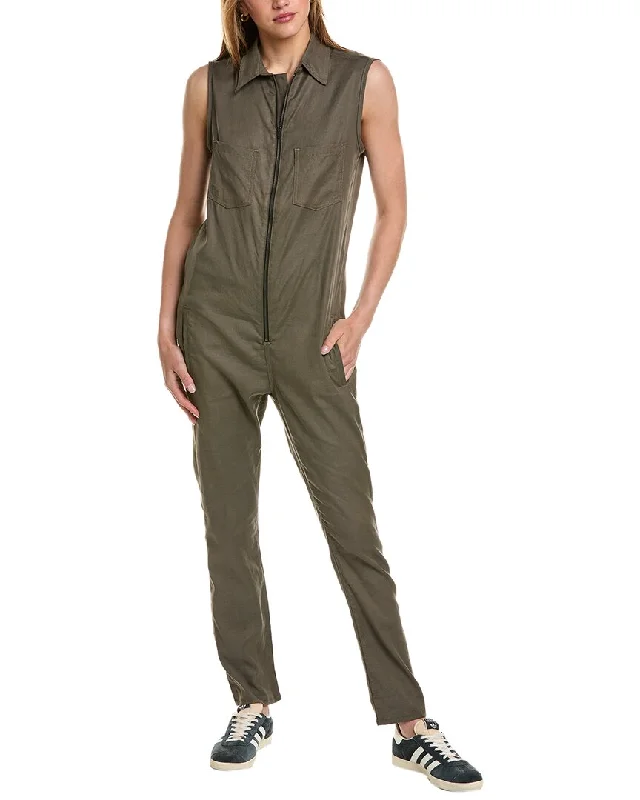 ASKK NY Linen-Blend Jumpsuit