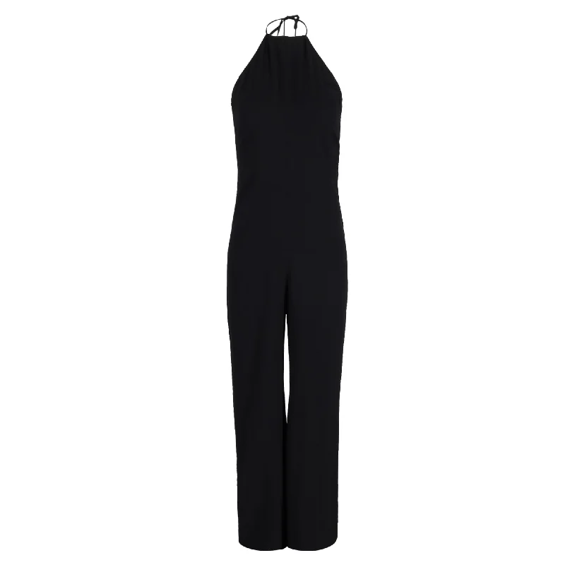 Ba&Sh Halter Jumpsuit in Black Viscose