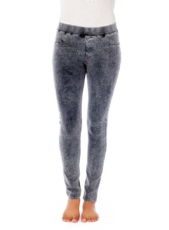 High Waisted Legging In Charcoal