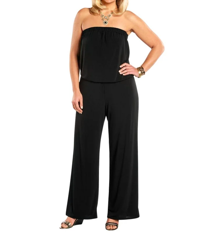 Plus Size Quintessential Jumpsuit In Black