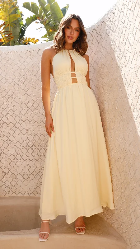 Ivy Maxi Dress - Yellow